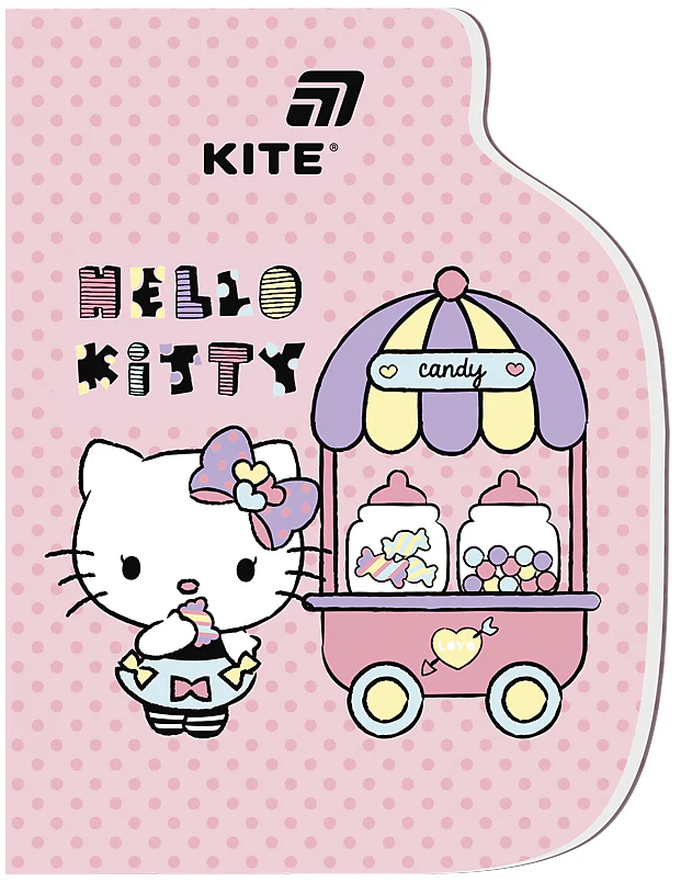 Блокнот А6 60 аркушів вирубка Hello Kitty