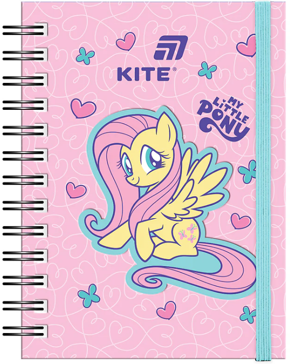 Блокнот пруж. А6 60 аркушів вирубка My Little Pony