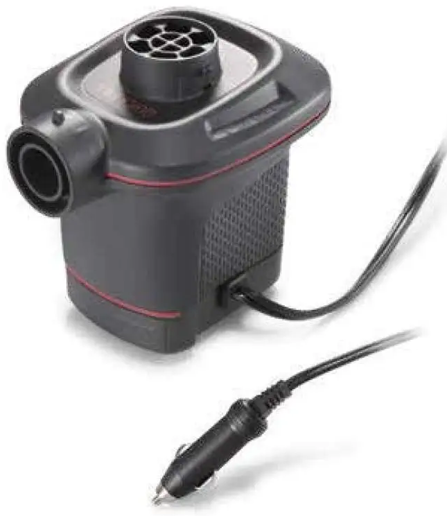 Насос електричний, 12V, 650л/хв, 3 насадки, в коробці