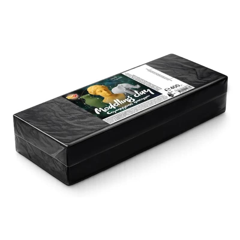 Пластилін 400гр скульпт. чорний