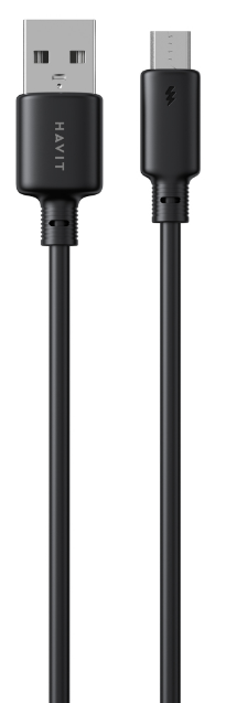 Кабель USB > microUSB Havit HV-CB300C 3A 1м black