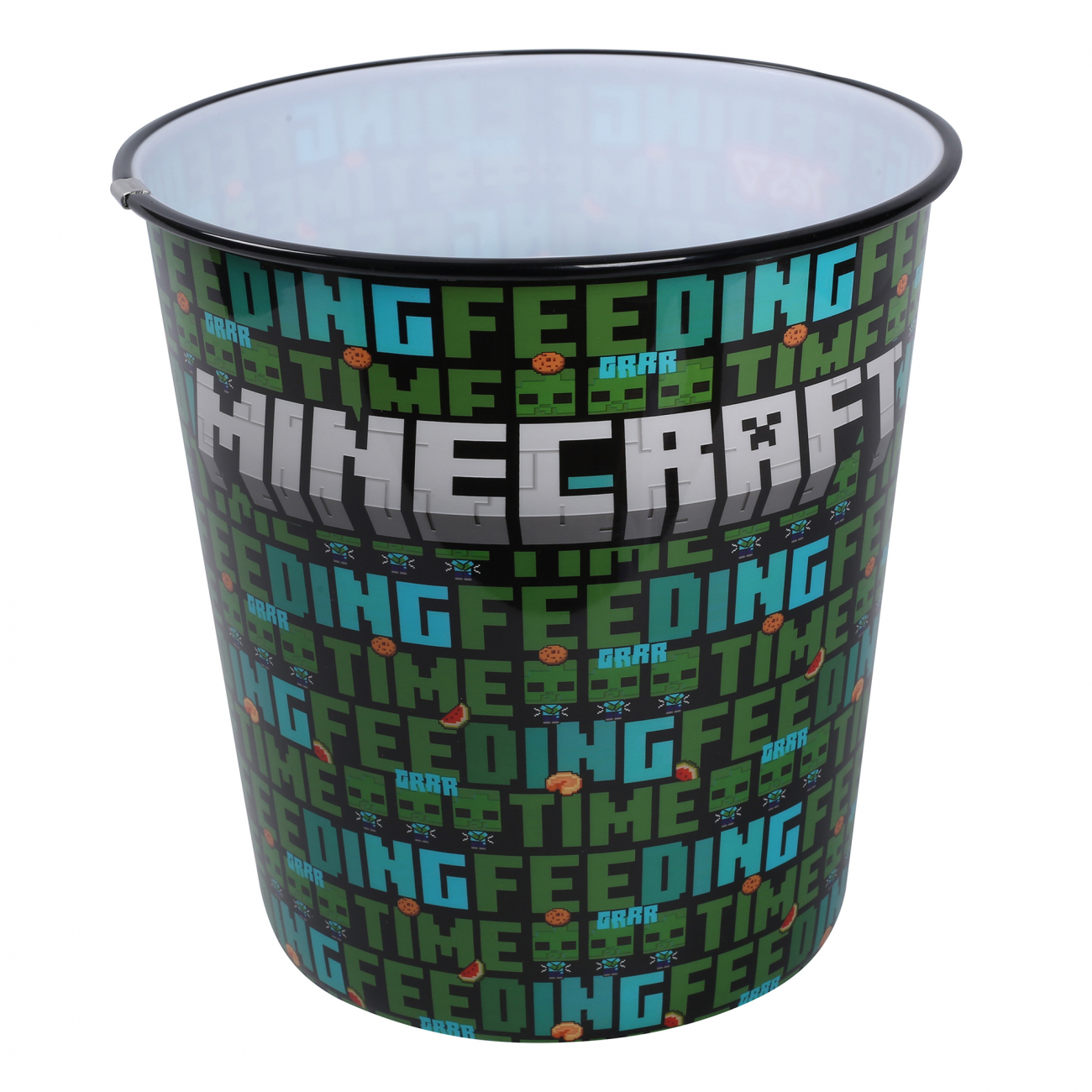 Кошик для сміття «Yes» Minecraft.Feeding time пластиковий 21×22см