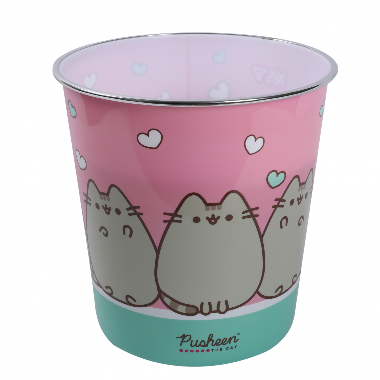 Кошик для сміття «Yes» Pusheen пластиковий 21×22см