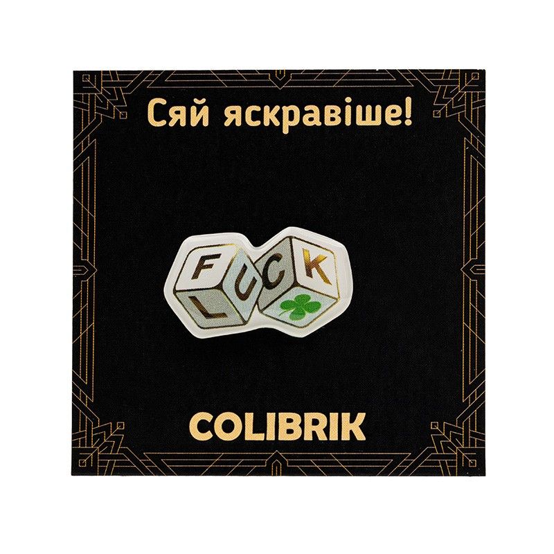 Значок пін «LUCK»