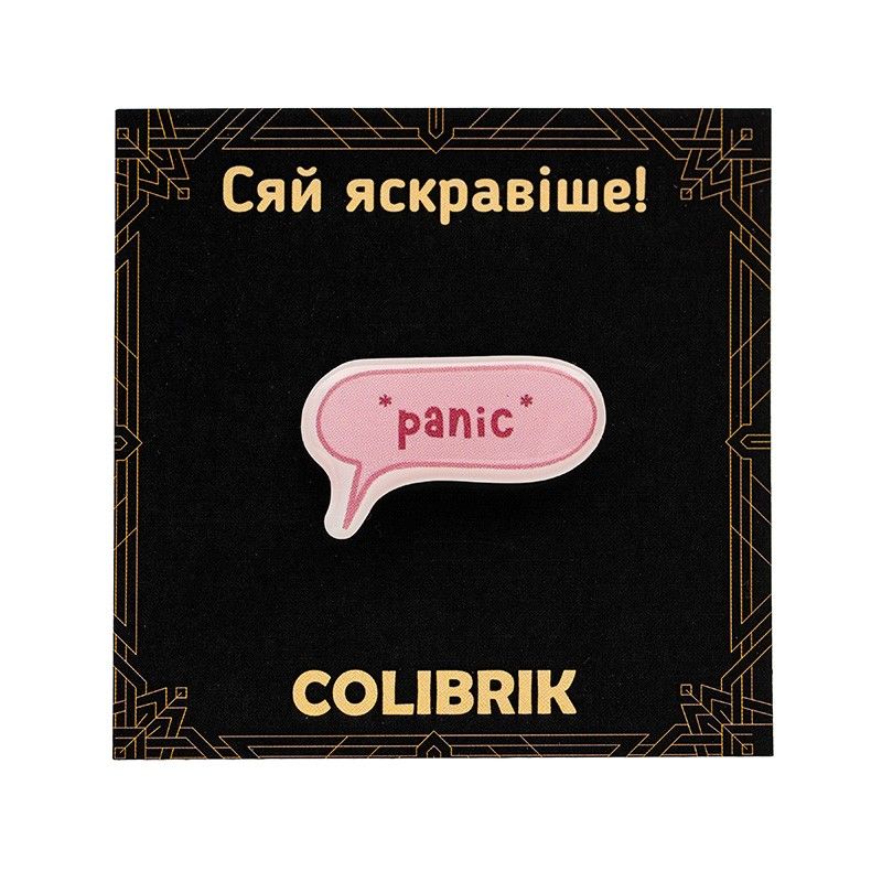 Значок пін «Panic»