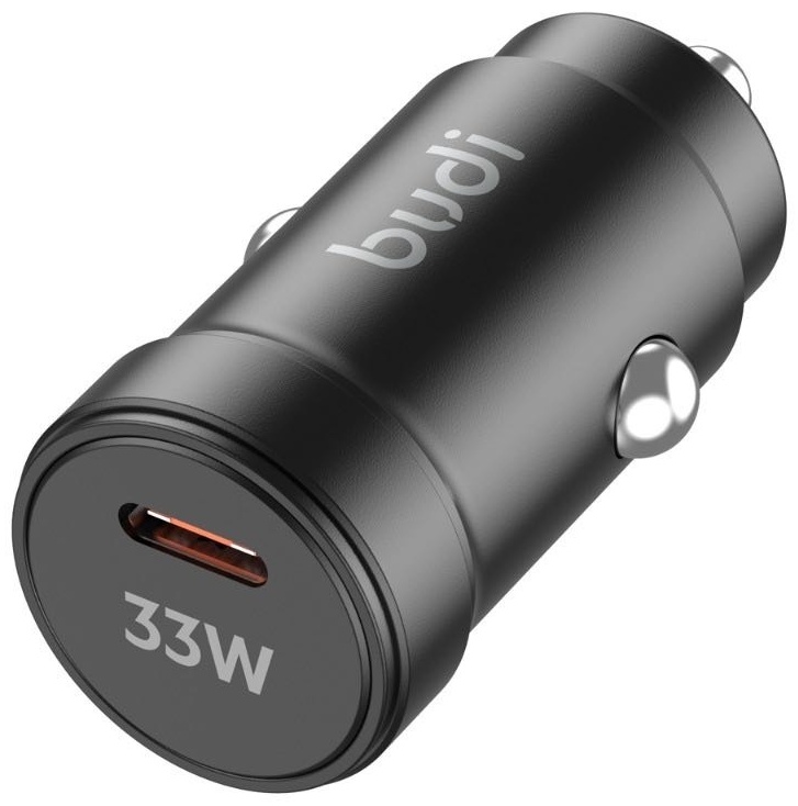 Зарядний пристрій авто Budi швидка зарядка USB 33W