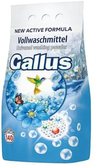 Прал. порошок 8,1л «Gallus» універсал