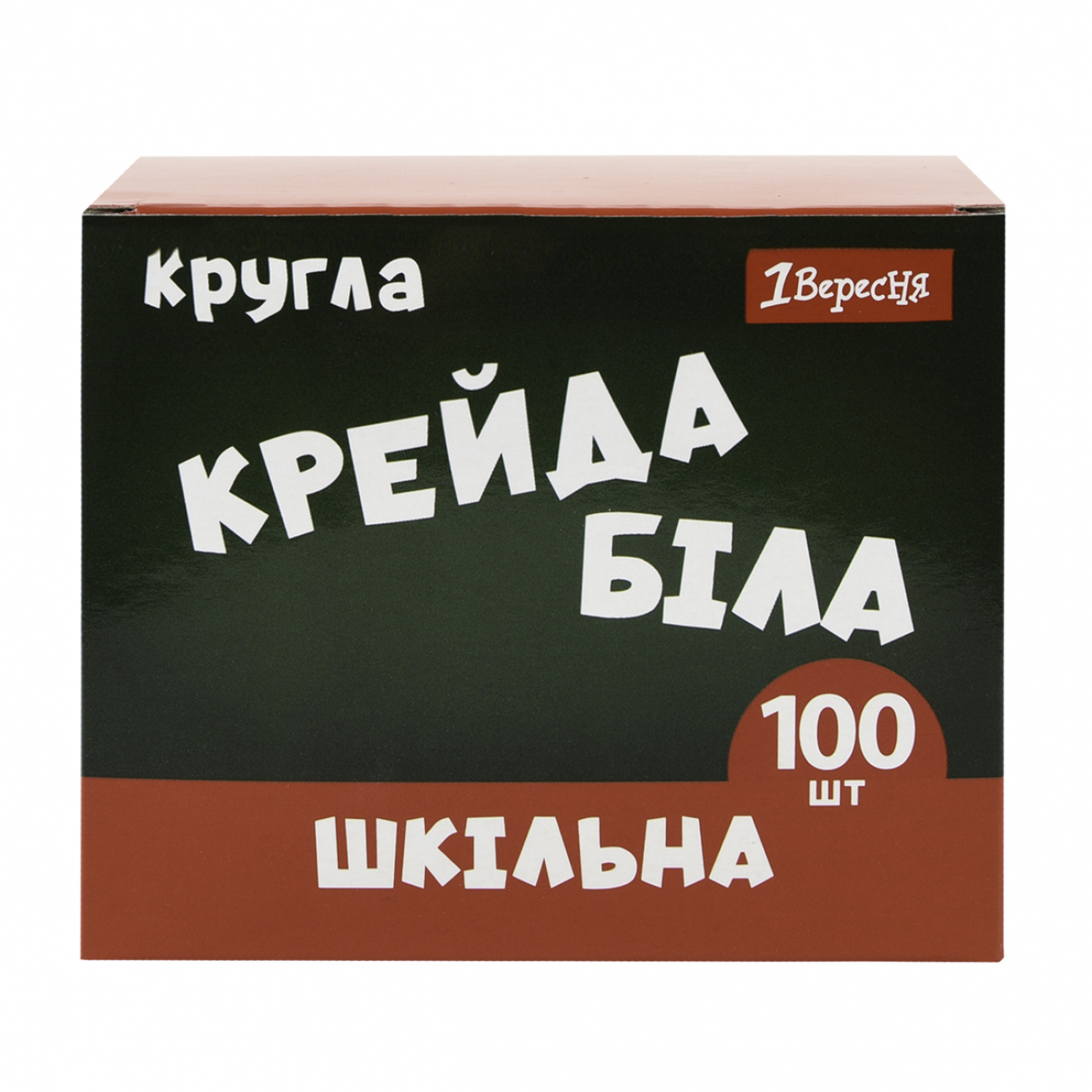 Крейда біла «1В» Classic 100 шт кругла