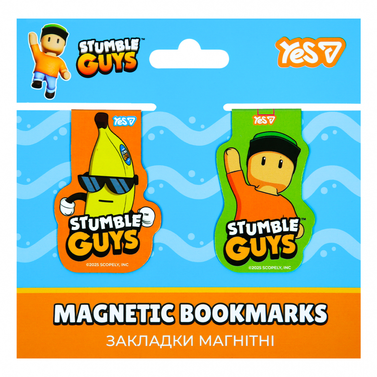 Закладка магнітна Stumble Guys Heroes 2 шт