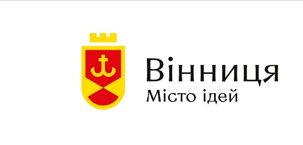 Прапорець №2 «Туристичний герб Вінниці» (25×12) двост. з пласт. одноріжковою підставк