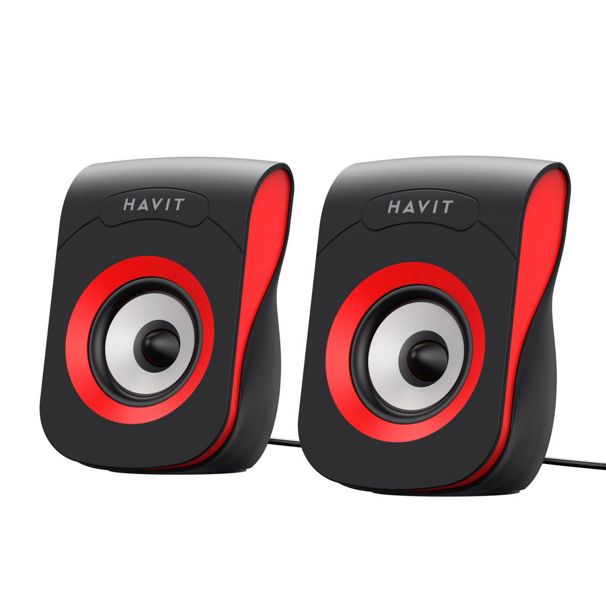 АС Havit HV-SK599 USB 6W black/red