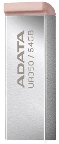 Флеш-пам`ять 64GB «Adata» UR 350 64Gb Silver/Beige