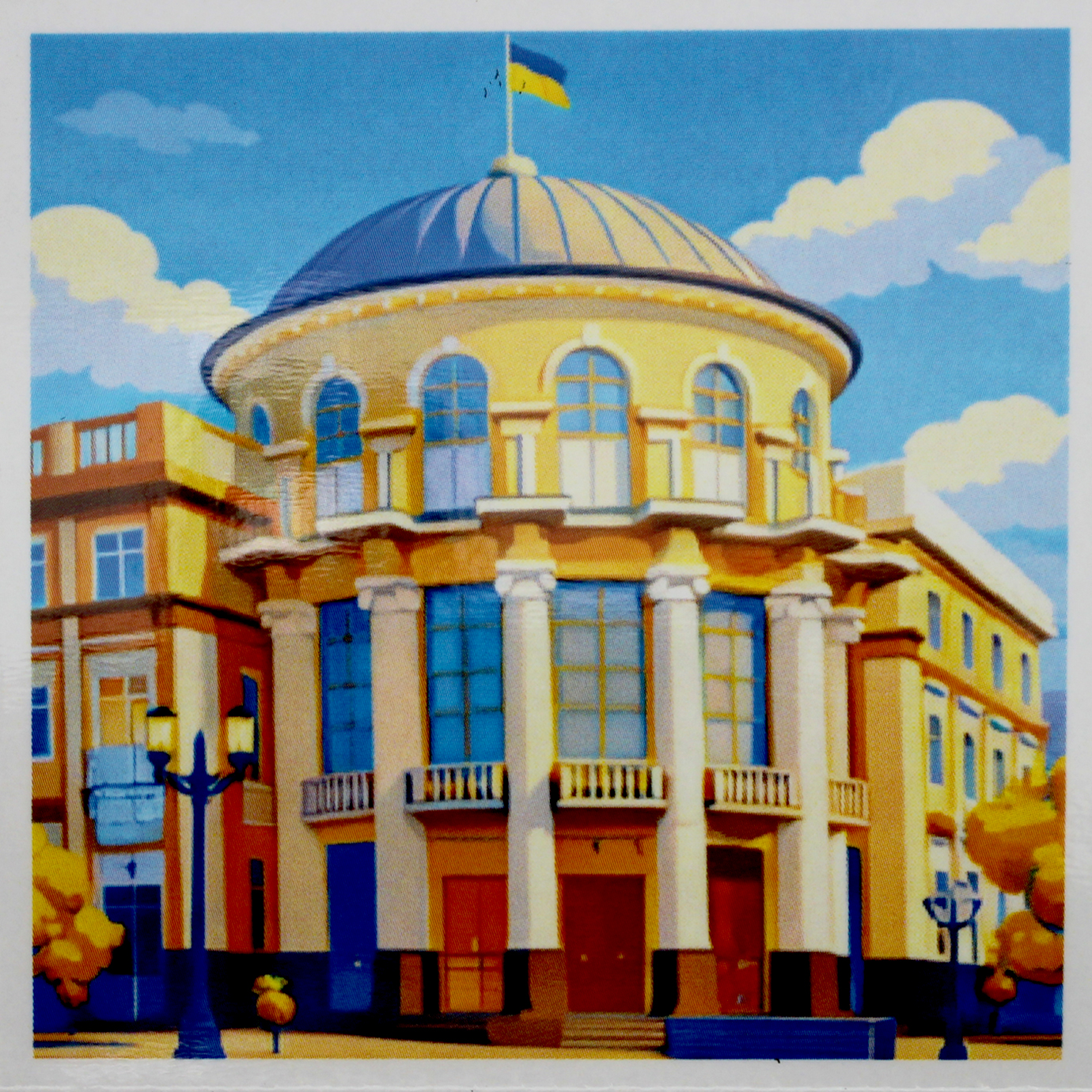 Магніт 7×7 №12 «Обласна Рада»