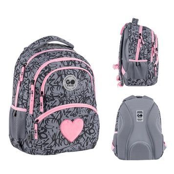 Рюкзак Education Fluffy Heart 2від.3 кишені