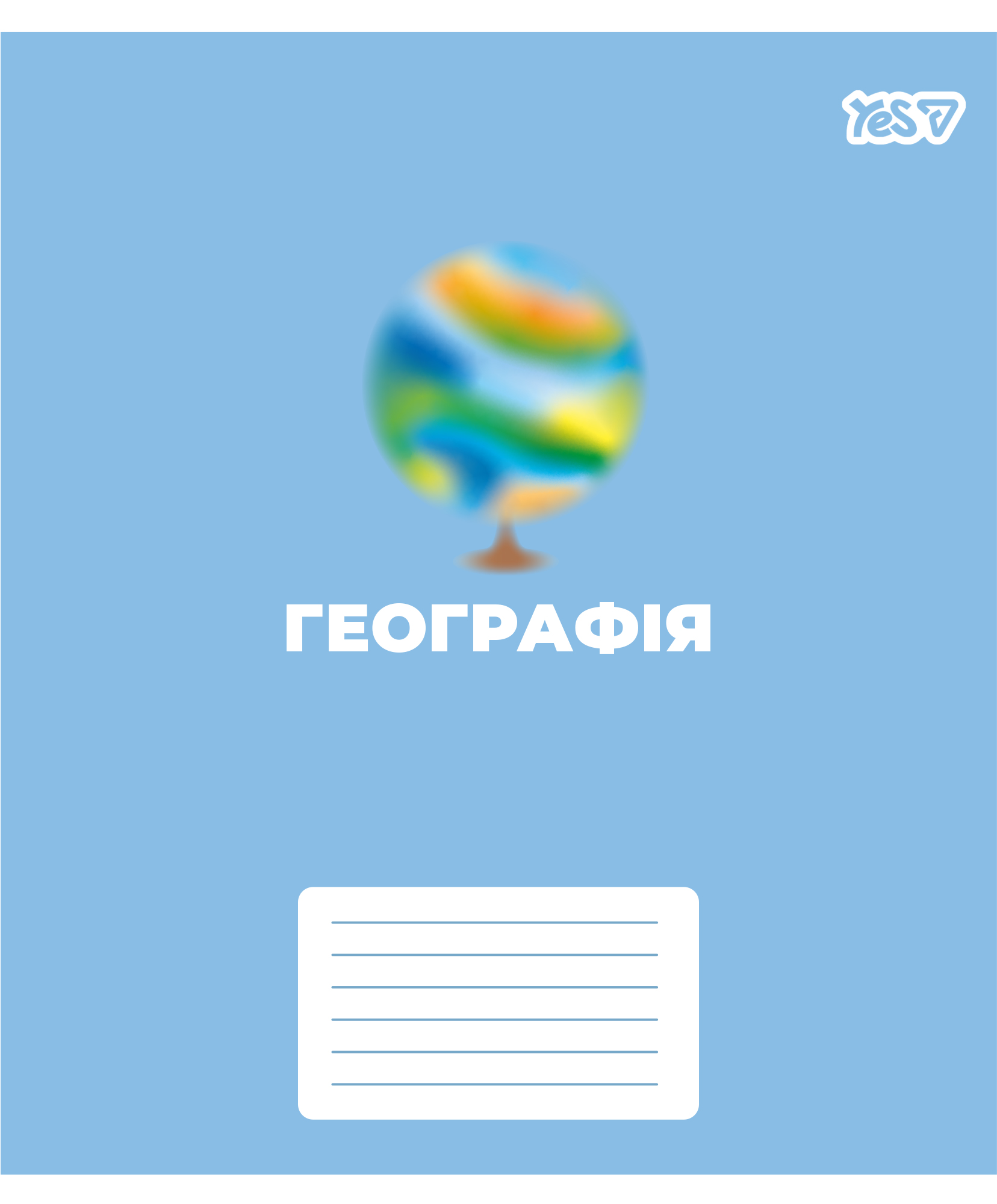 Зошит 48 аркушів клітинка Предметка-Географія (Concept notes) виб. гібрид, лак