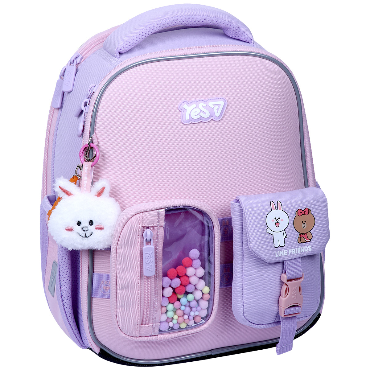 Рюкзак каркасний H-100S Line Friends Aiways Together 2 відділення, 2 кишені