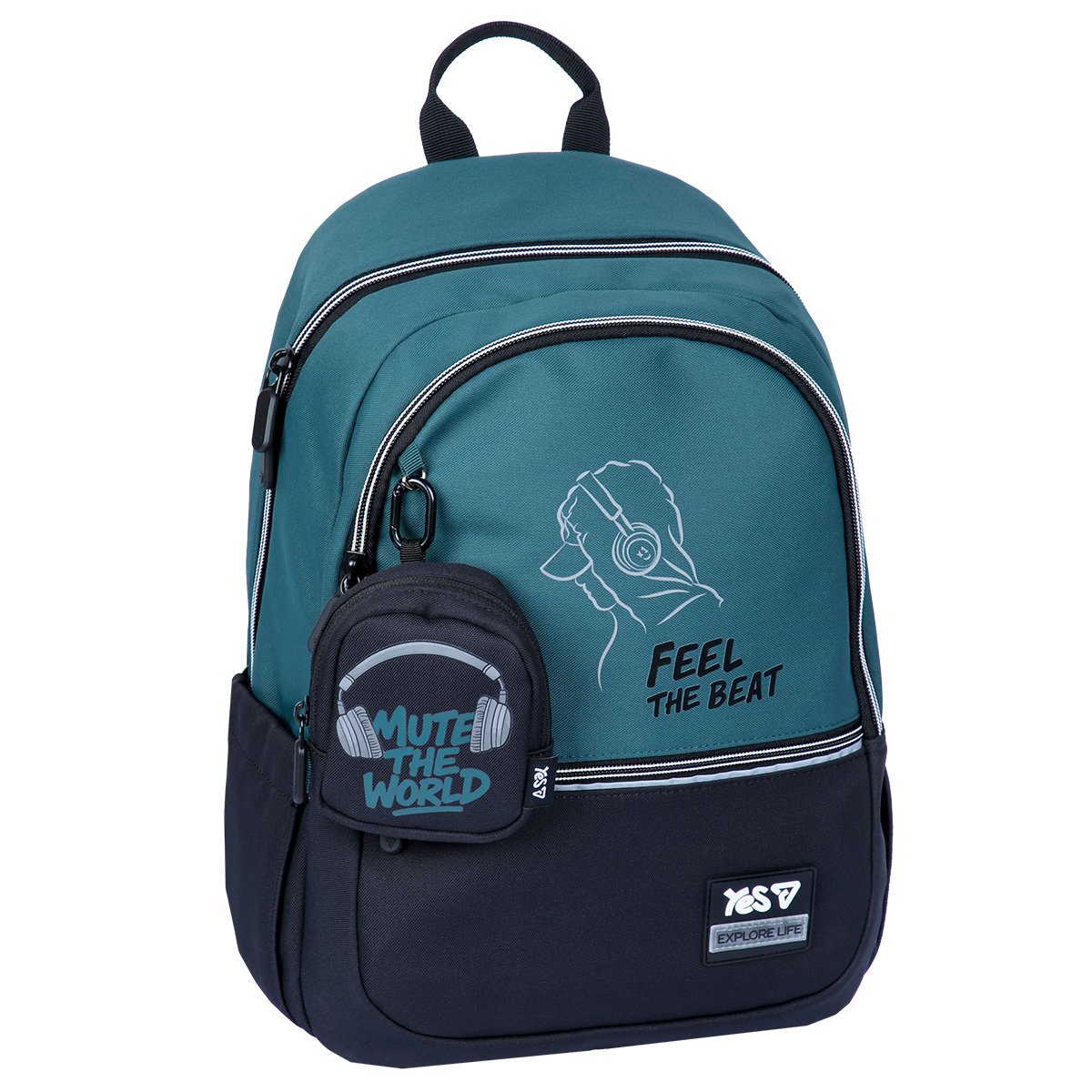 Рюкзак TS-113M Feel the Beat 2 відділення, 3карм