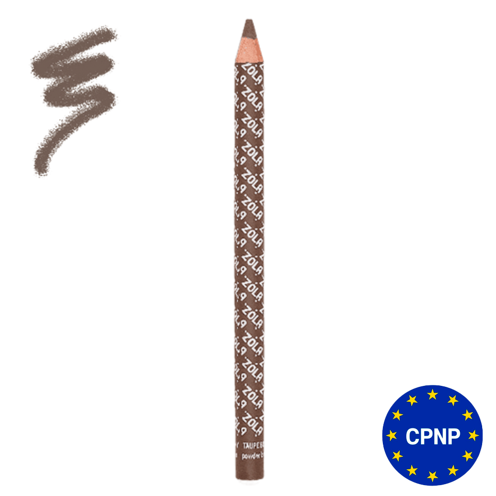 Олівець для брів пудровий Powder Brow Pencil Taupe Brown/ZOLA/Тестер